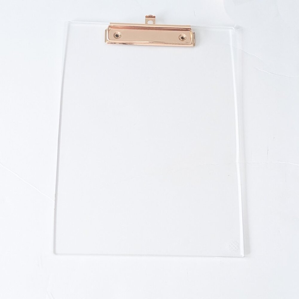 Salt By Sabrina Gold Clear Clipboard BNIB